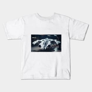 Virtual Model Spacecraft Construction Studio 4 Kids T-Shirt